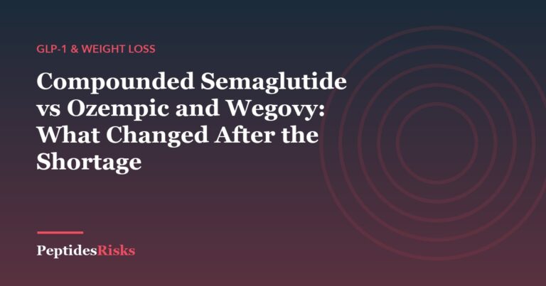 Compounded Semaglutide vs Ozempic and Wegovy: What Changed After the Shortage